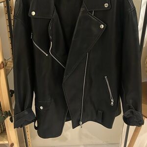 ASOS Black Jacket with Satin Finish